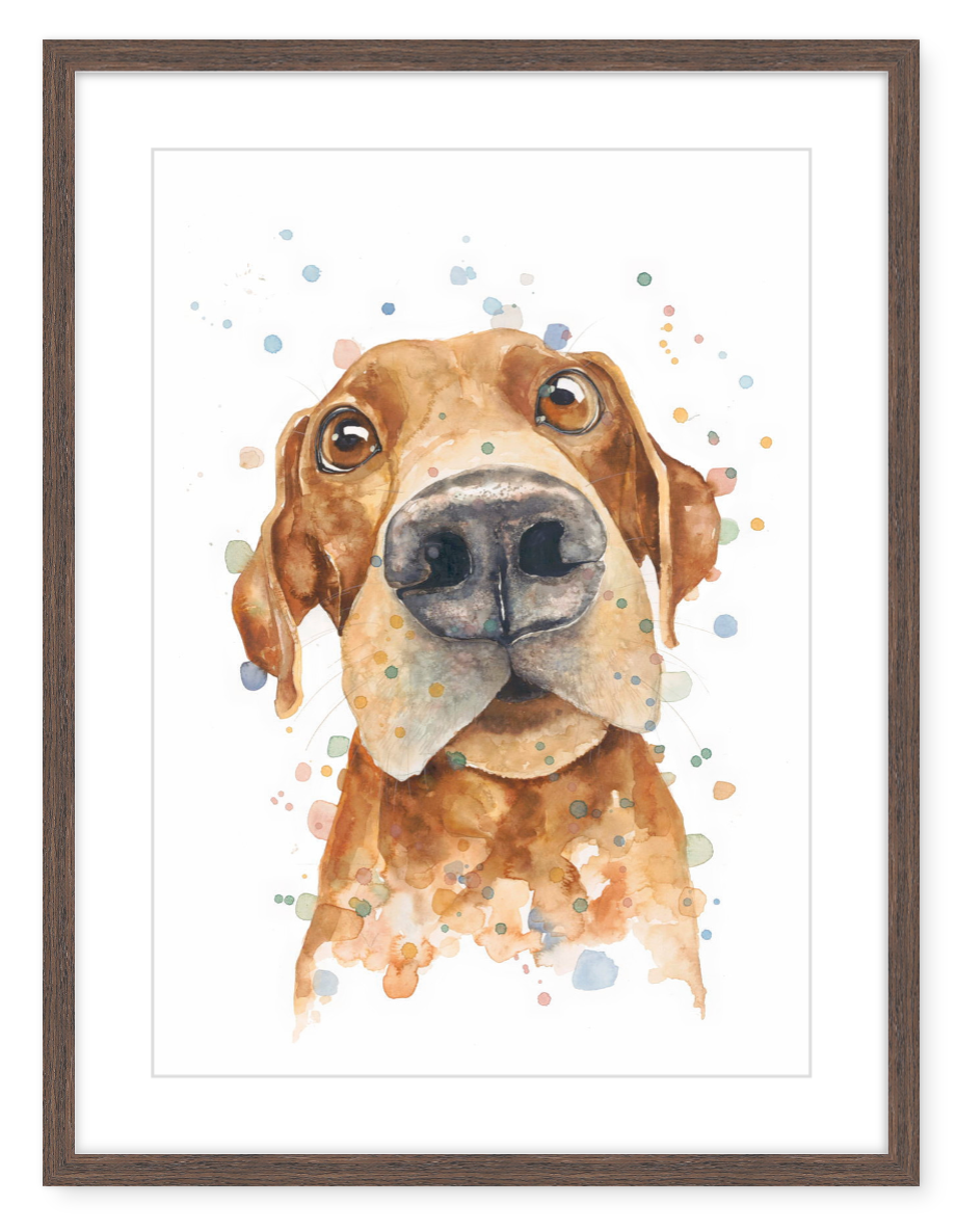 Dudley the Doggo - Watercolour Art Print