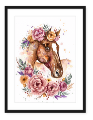 Pippa the Pony - Watercolour Art Print
