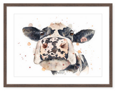 Francis the Friesian - Watercolour Art Print