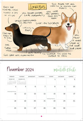 2024 "Good Bois" Dog Breeds Calendar