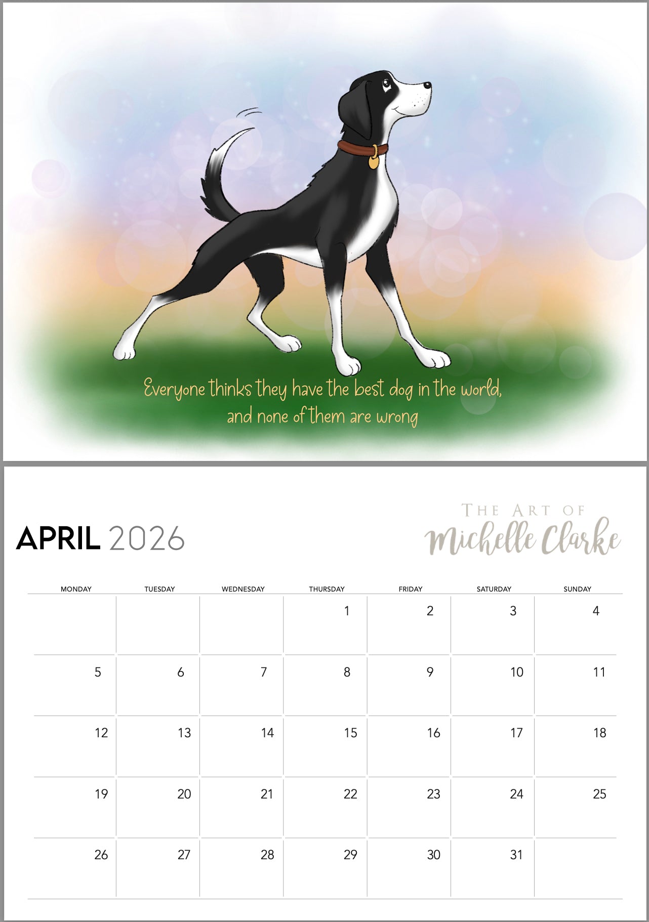 2026 "From Dusk Till Dawn" Calendar