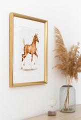 Golden Colt - Watercolour Print