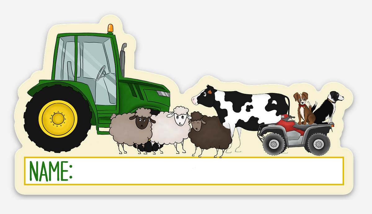 Farm Name Sticker Farming - Vinyl Name Sticker – Michelle Clarke