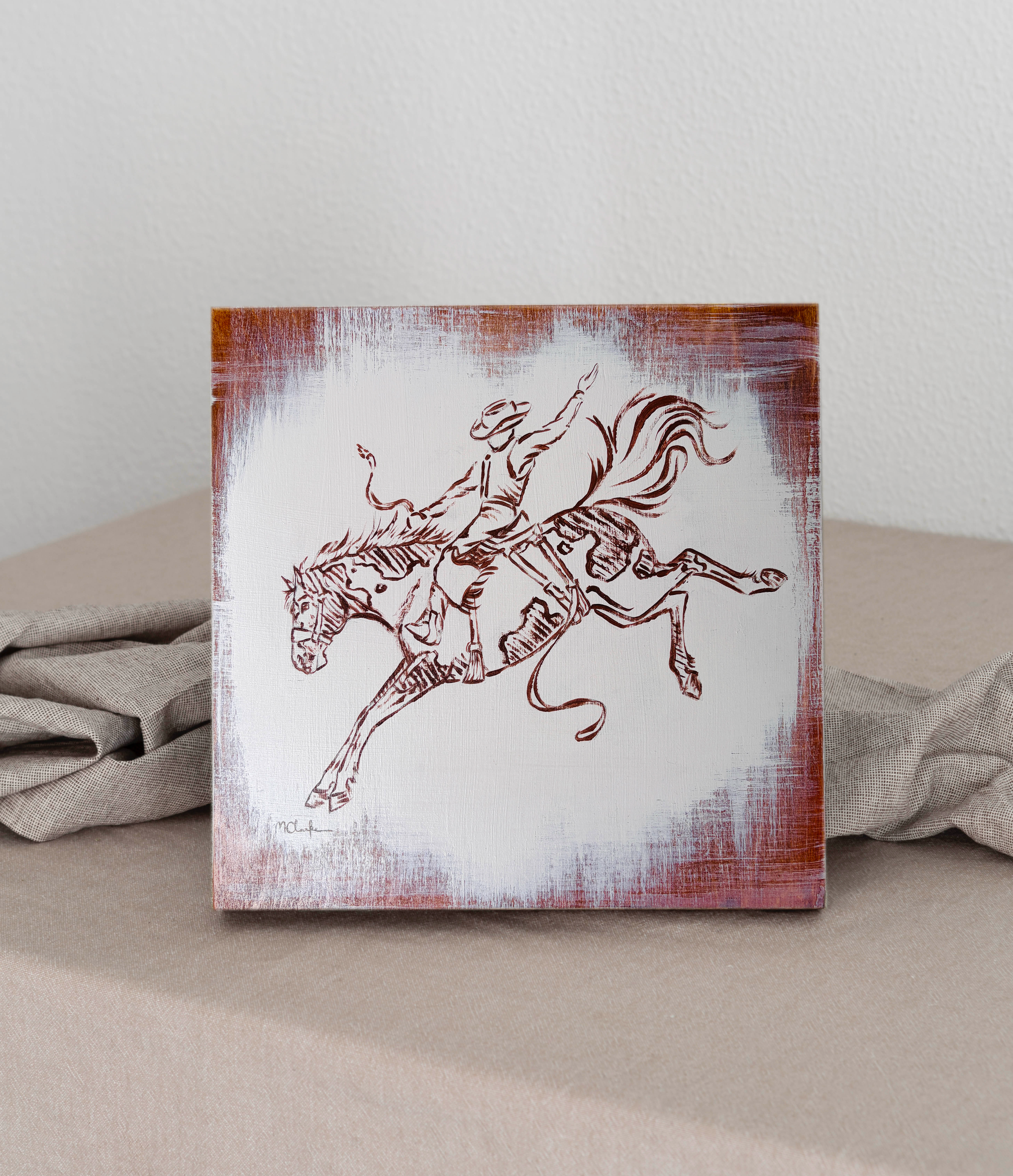 "Open The Gate" - Dust & Daydreams Collection - Original Acrylic Painting