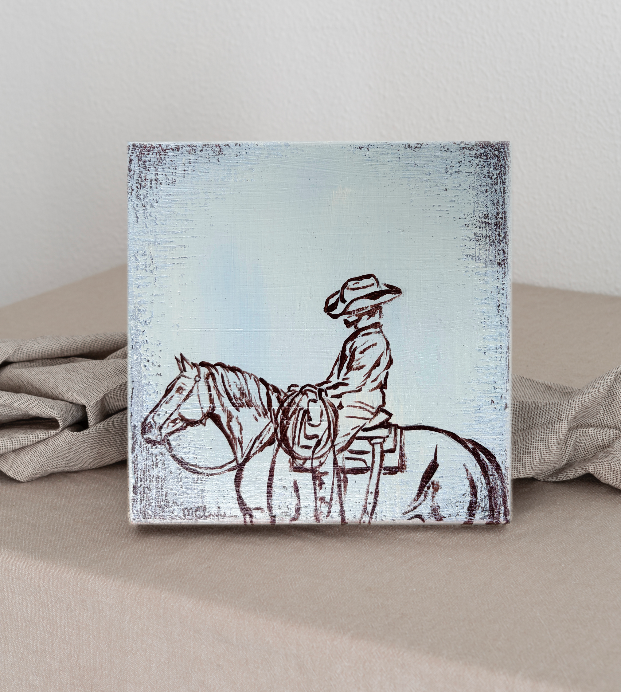 "A Good Horse" - Dust & Daydreams Collection - Original Acrylic Painting