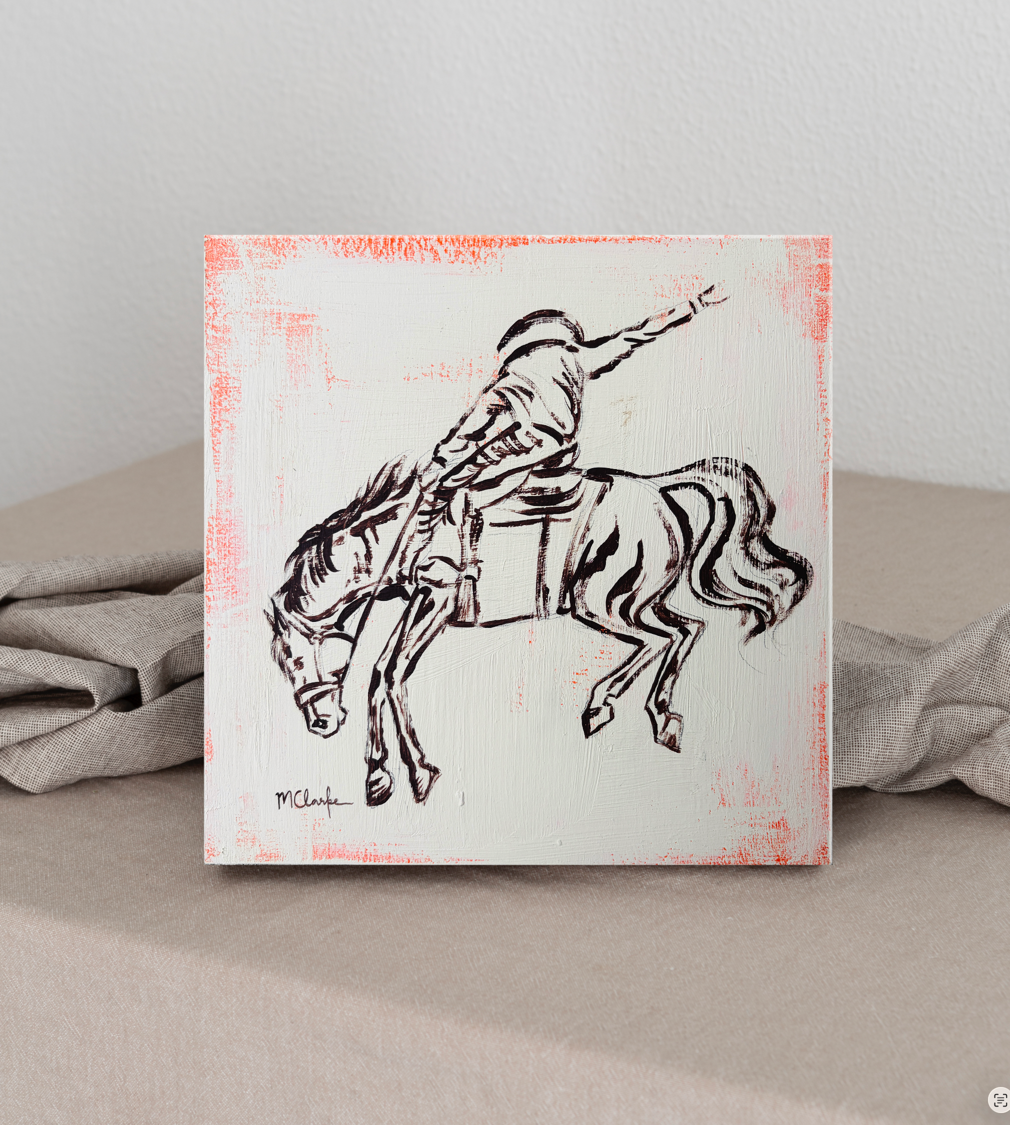 "Hanging On" - Dust & Daydreams Collection - Original Acrylic Painting