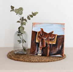 "Best Seat" - Dust & Daydreams Collection // Part Two - Original Acrylic Painting