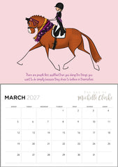 PRE-ORDER 'Notes From The Saddle' 2027 Calendar