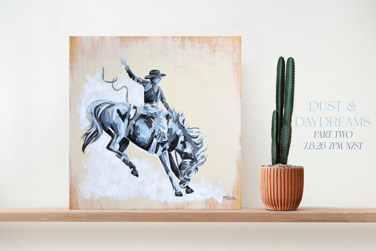 "A Fair Match" - Dust & Daydreams Collection // Part Two - Original Acrylic Painting