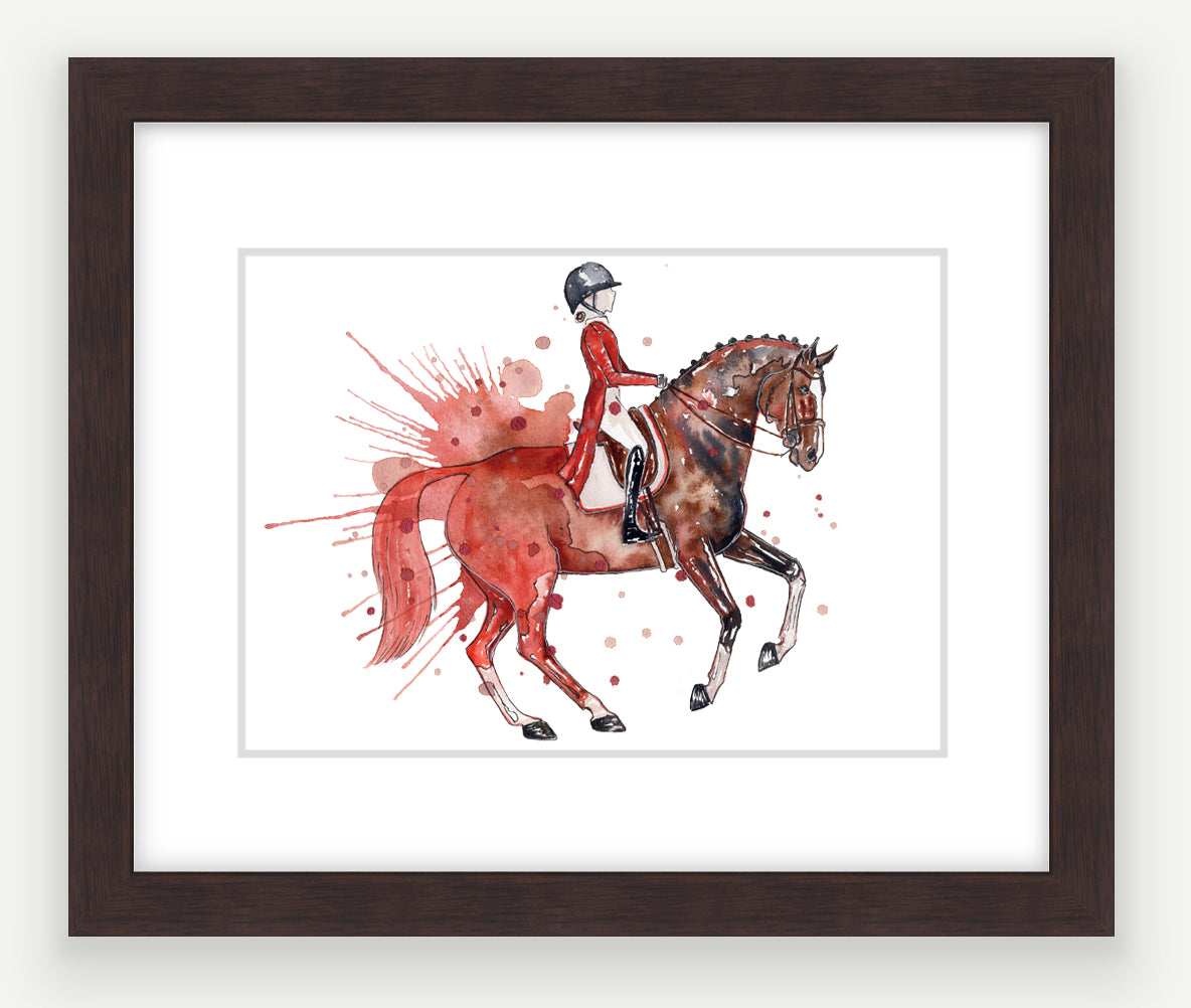 Red - Eras Collection - Watercolour Print