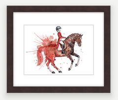 Red - Eras Collection - Watercolour Print