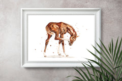 "Chestnut Filly" - Original Painting