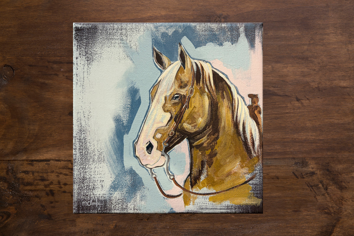 "Girl's Best Friend" - Dust & Daydreams Collection // Part Two - Original Acrylic Painting