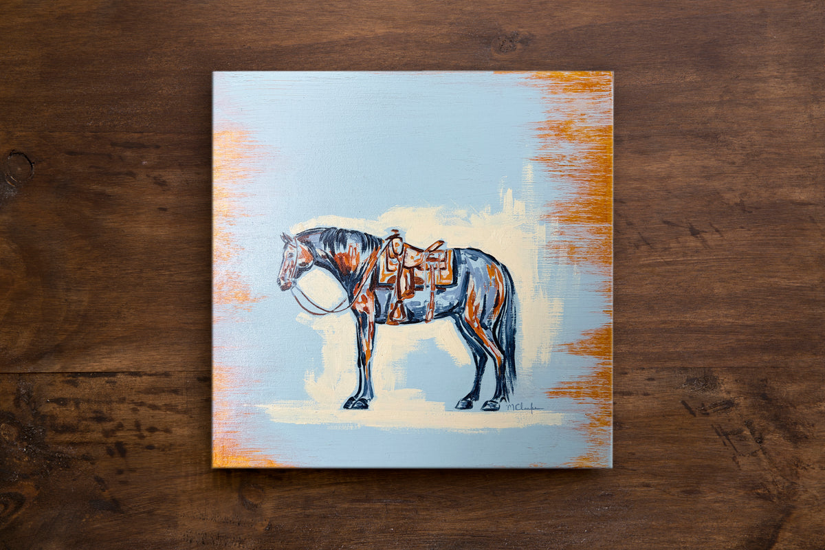 "Nothing But Time" - Dust & Daydreams Collection - Original Acrylic Painting