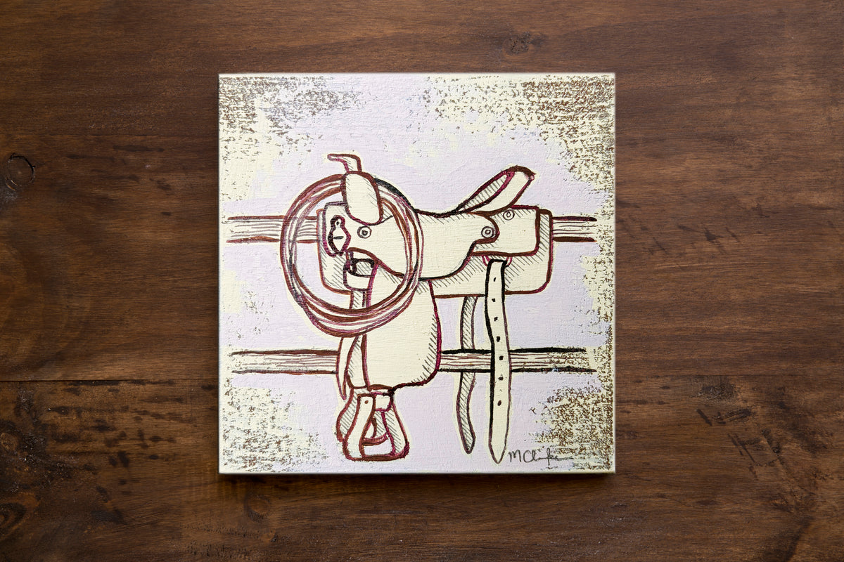 "Between Rides" - Dust & Daydreams Collection - Original Acrylic Painting